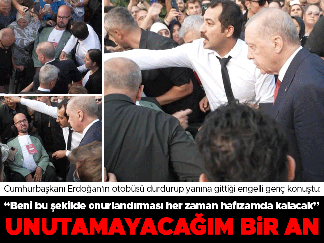 Erdoğan'ın otobüsünü durdurup yanına gittiği engelli genç Emre Vural konuştu