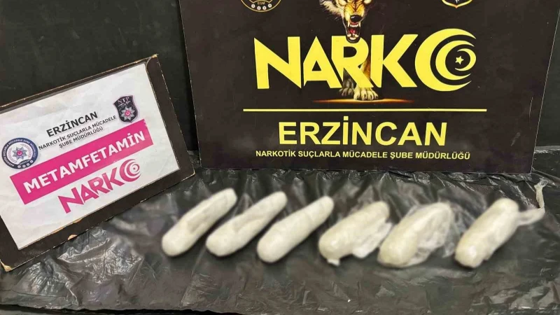 Erzincan'da 565 gram metamfetamin ele geçirildi: 2 şüpheli tutuklandı