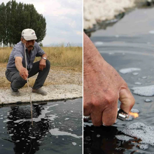 Erzurum'daki Şaşırtan Su Kaynağı: Alev Püskürüyor Mu