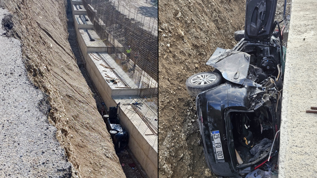 Erzurum'da Otomobil Uçuruma Yuvarlandı: 3 Ölü