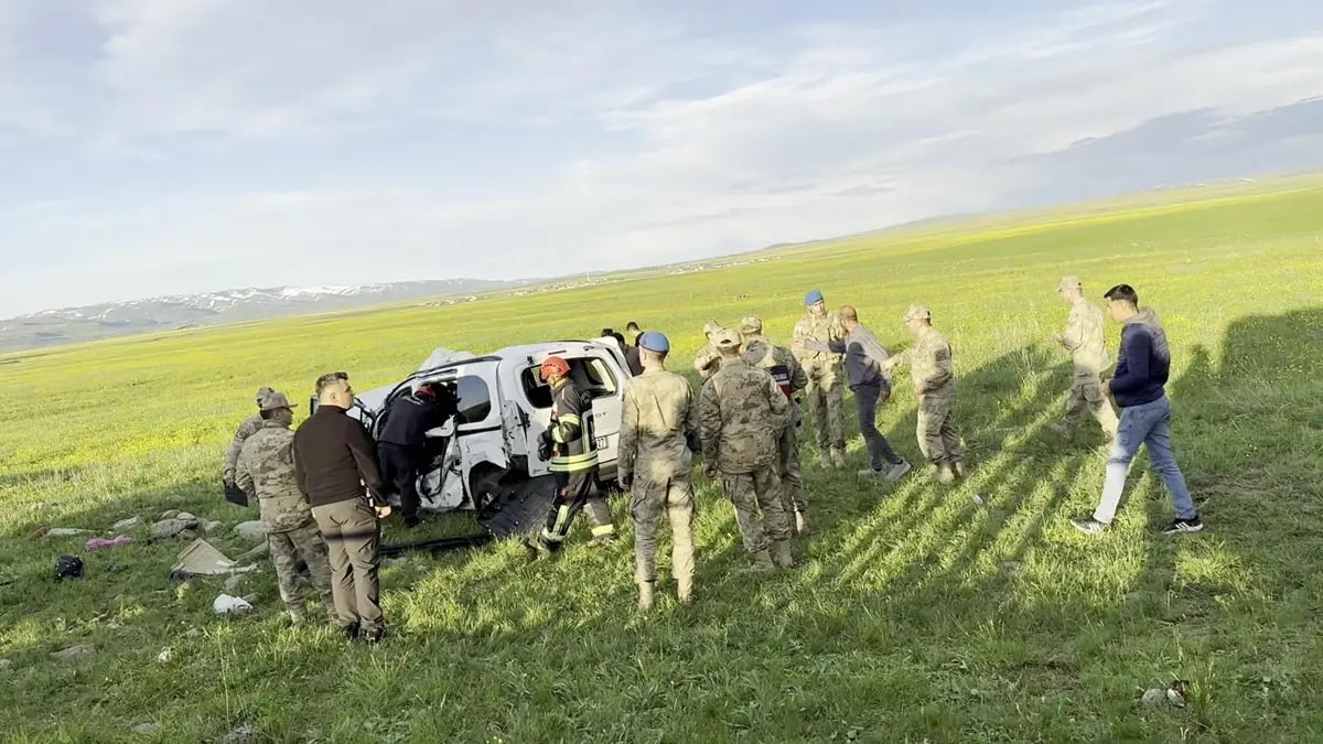 Erzurum'da feci kaza: Takla atan araçta 1'i bebek 3 kişi öldü