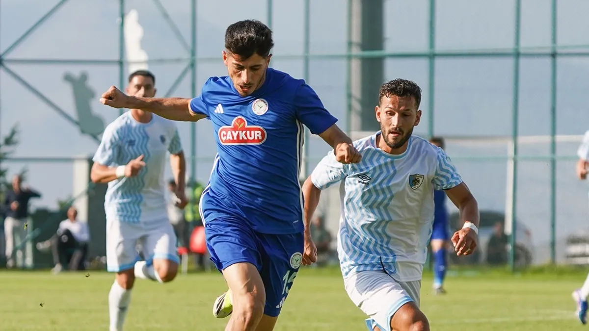 Erzurumspor FK ve Çaykur Rizespor hazırlık maçında 0-0 berabere kaldı