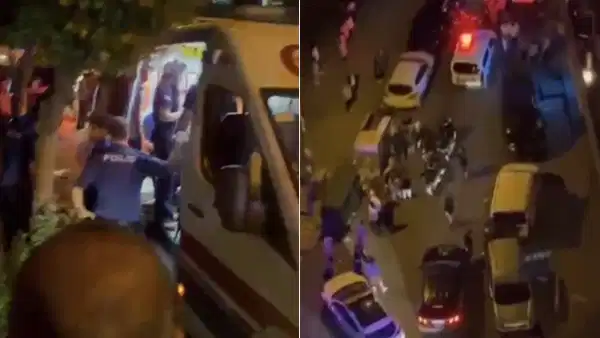 Esenler'de eşiyle kavga eden şüpheli polisten kaçarken pencereden düştü
