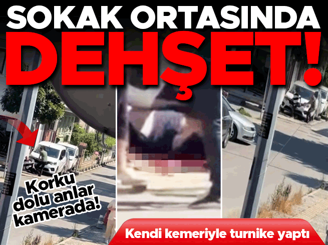 Eşini rahatsız eden kişiyi bacaklarından vurup turnike yaptı