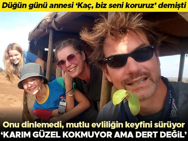 Eşinin kokusundan rahatsız olmadığını söyleyen adam: Düğünde annem kaçma teklif etmişti