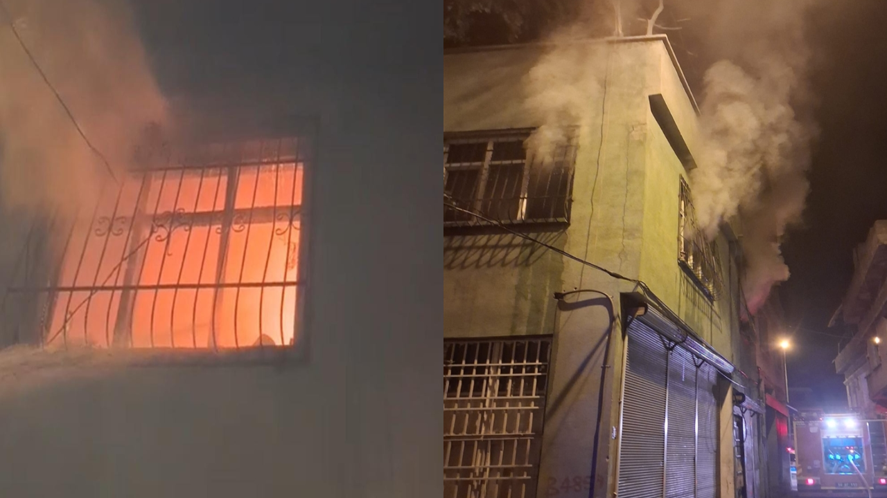 Eşiyle Tartışan Kişi Evini Ateşe Verdi: Alevler Geceyi Aydınlattı