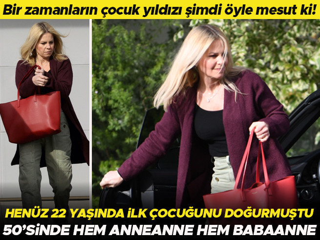 Eski Çocuk Yıldız 50'sinde Hem Anneanne Hem Babaanne