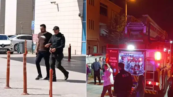 Eski eşinin evini yakan şüpheli: 'Bir anlık sinirle