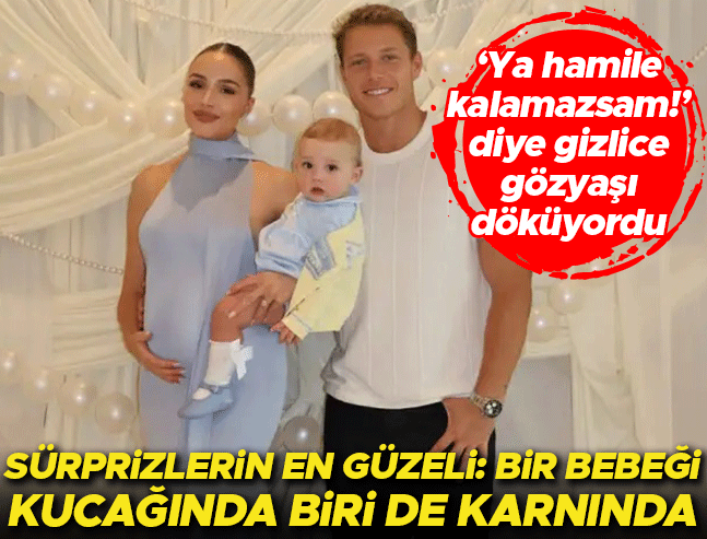 Eski Kainat Güzeli Modelin Mutlu Sonu: Bir Bebek Kucağında, Biri Karnında