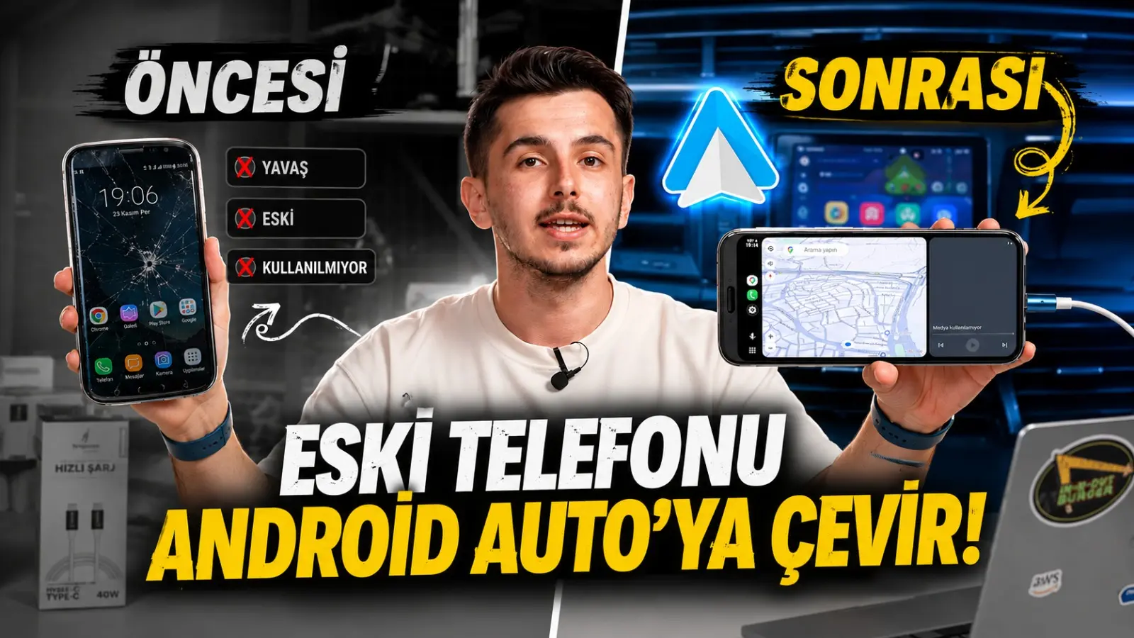 Eski telefonunuzu Android Auto'ya dönüştürün