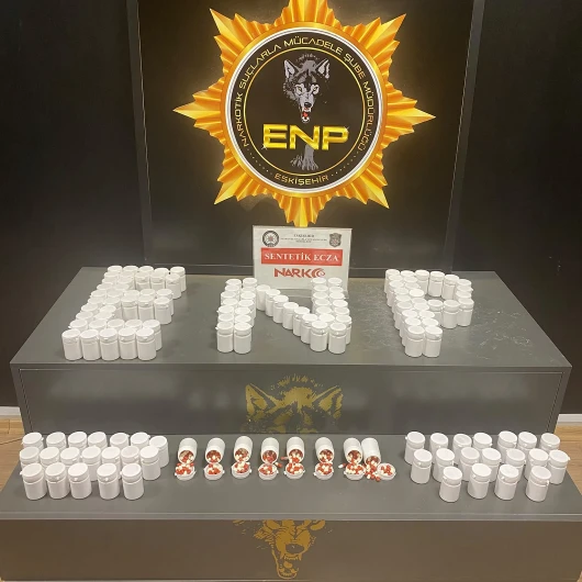Eskişehir'de 8 Bin 67 Sentetik Hap Ele Geçirildi