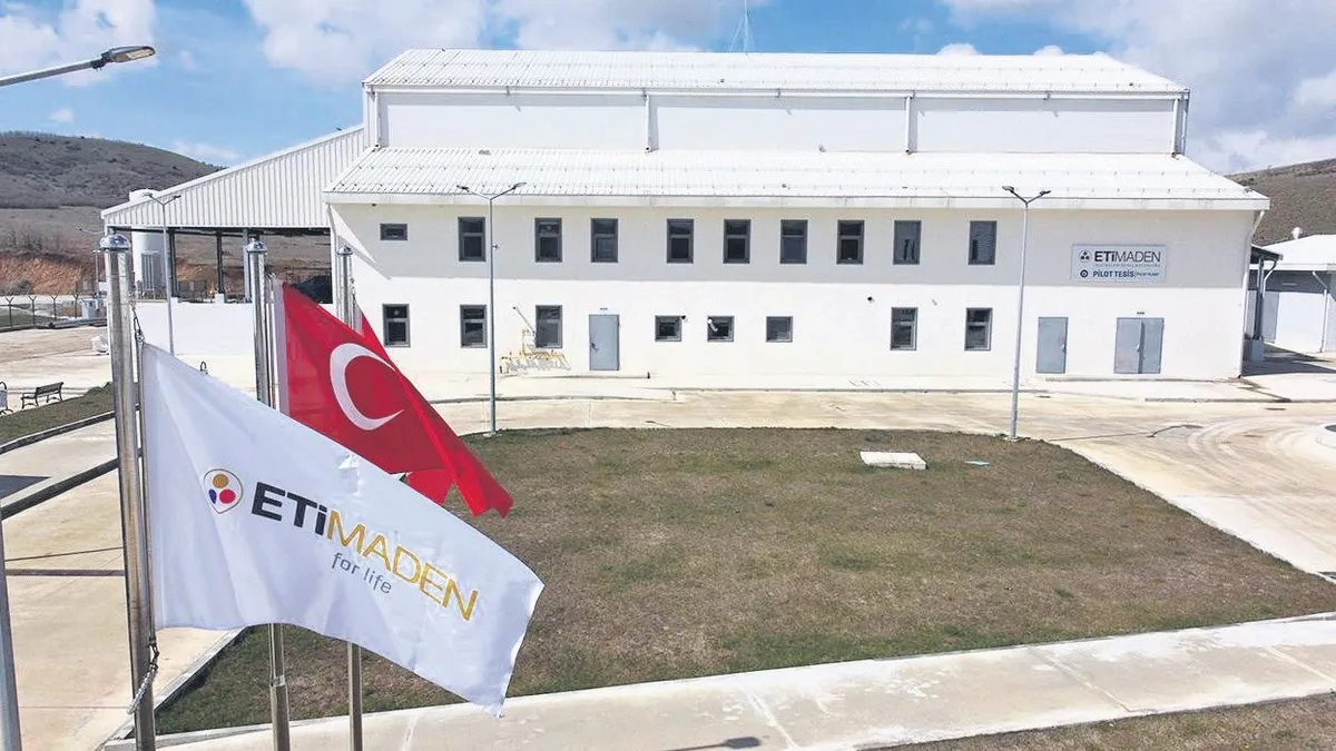 Eskişehir'de Nadir Element Pilot Tesisi Tamamlandı