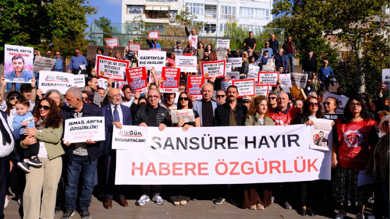 Eskişehir'de 'Sansüre Hayır, Habere Özgürlük' Yürüyüşü