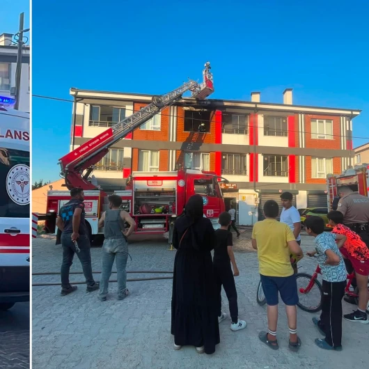 Eskişehir'de İki Katlı Binada Yangın: 4 Kişi Hastanelik Oldu