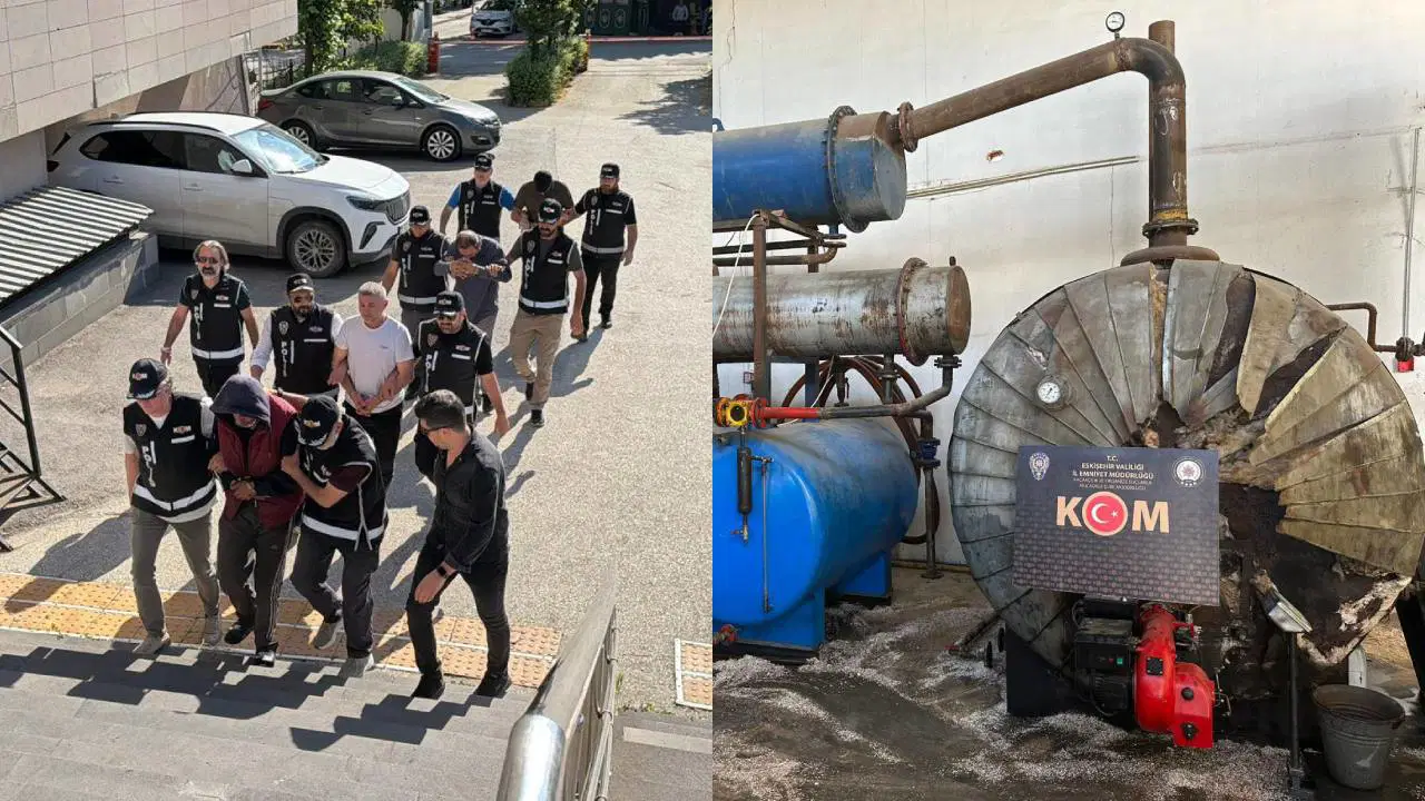 Eskişehir'de kaçak akaryakıt operasyonu: 4 gözaltı, binlerce litre ele geçirildi