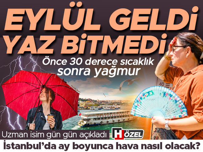 Eylül Sıcakları Devam Ediyor: 30 Derece Sonrası Yağmur Uyarısı