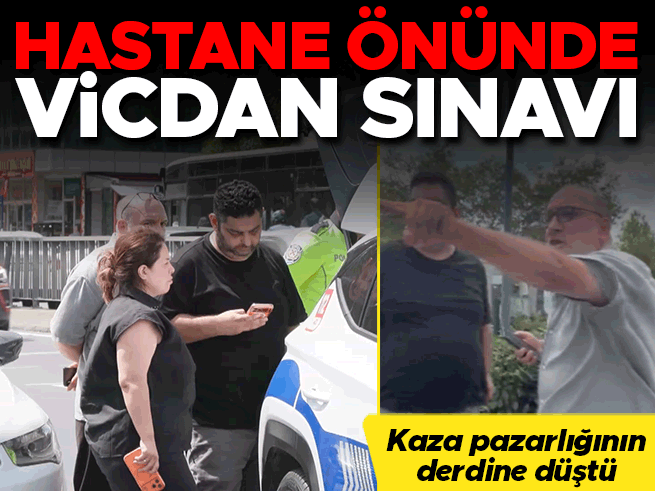 Eyüpsultan'da Kazada Tansiyon Hastası Kadın ile Taksi Şoförü Tartıştı