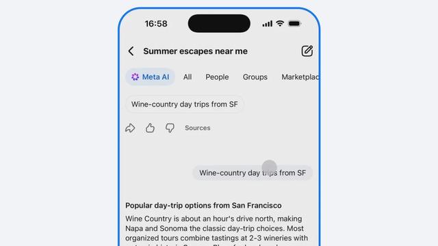 Facebook'a Yapay Zeka Destekli Arama Modu Geldi