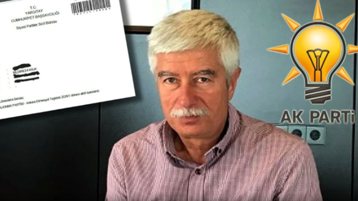 Faruk Bildirici, AKP'ye ikinci kez bilgisi dışında üye yapıldı
