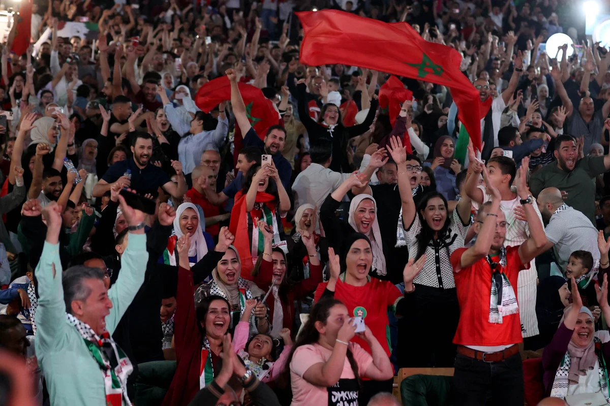 Fas'ın zaferi Arap dünyasını sokağa döktü: Filistin’e destek dalgası