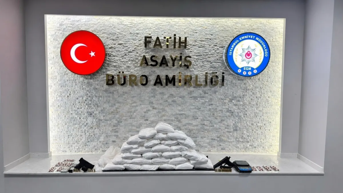 Fatih'te 31 kilo kokain ele geçirildi: Şüpheli tutuklandı