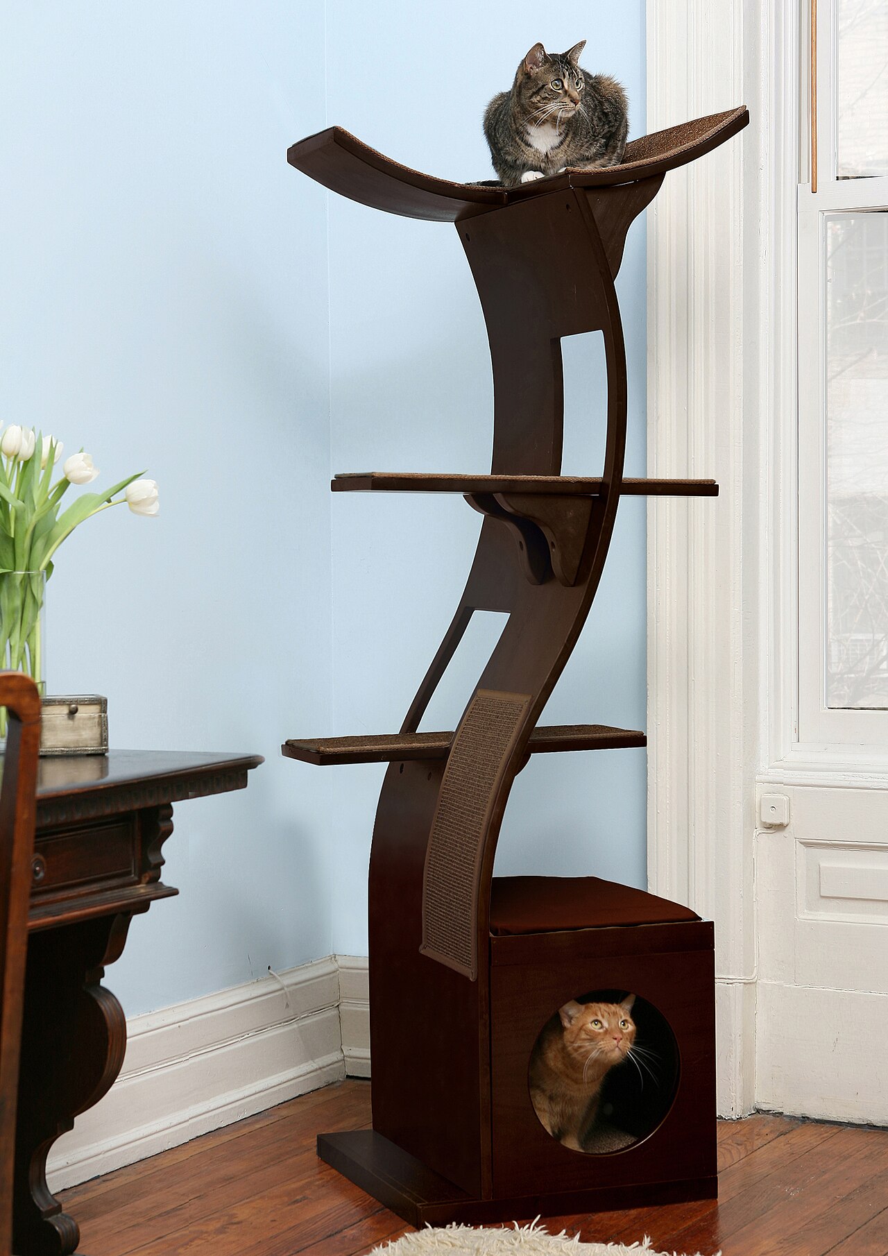 Kediler İçin İdeal Uyku Alanı: Feandrea 110 cm Kedi Ağacı