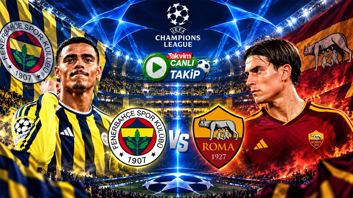 Fenerbahçe 18 Yıl Sonra Şampiyonlar Ligi'nde Roma Karşısında