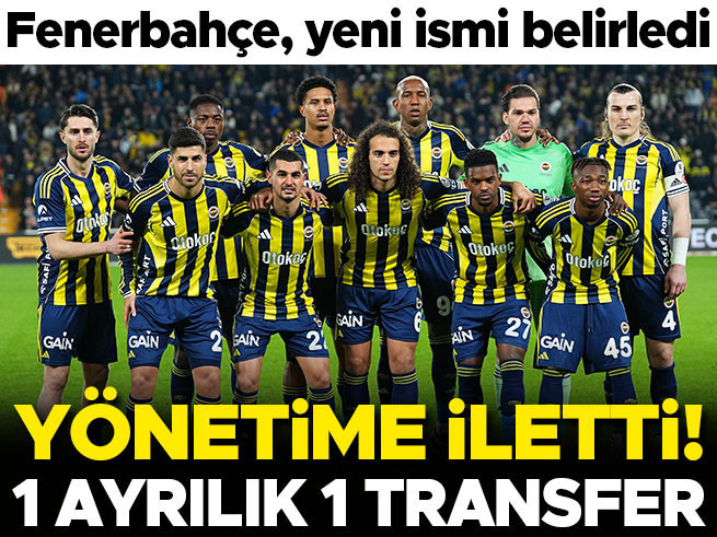 Fenerbahçe'de yıldız isim ayrılık için yönetime başvurdu, transfer çalışmaları başladı