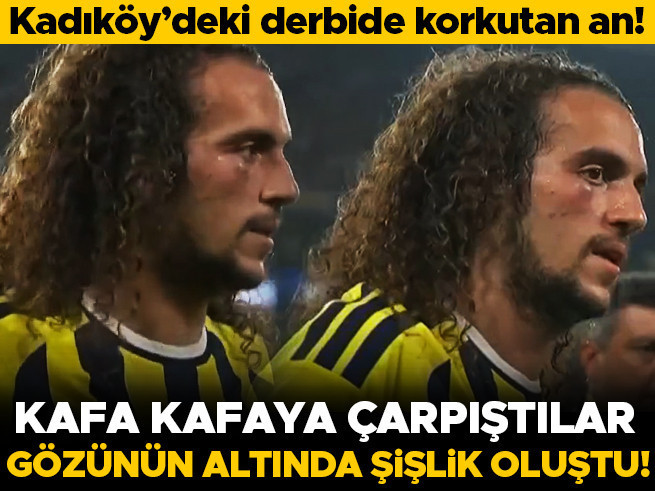 Fenerbahçe-Beşiktaş Derbisinde Kafa Kafaya Çarpışma: Guendouzi ve Agbadou Sakatlandı