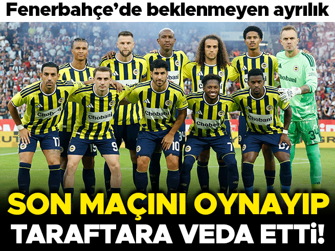 Fenerbahçe'de Şok Ayrılık: Sambacı, Son Maçında Taraftarla Vedalaştı