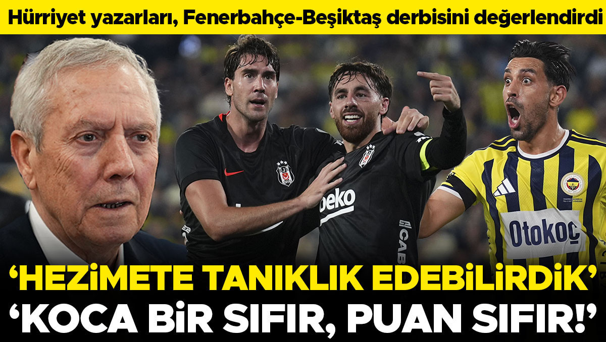 Fenerbahçe Derbide Beşiktaş'a 2-1 Yenildi: 'Hezimete Tanıklık Edebilirdik