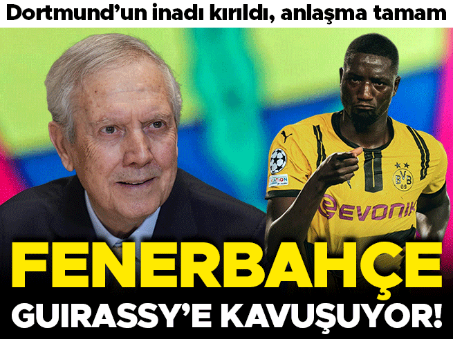 Fenerbahçe, Guirassy transferinde Dortmund'un inadını kırdı
