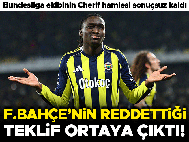 Fenerbahçe, Hamburg'un Sidiki Cherif teklifini geri çevirdi