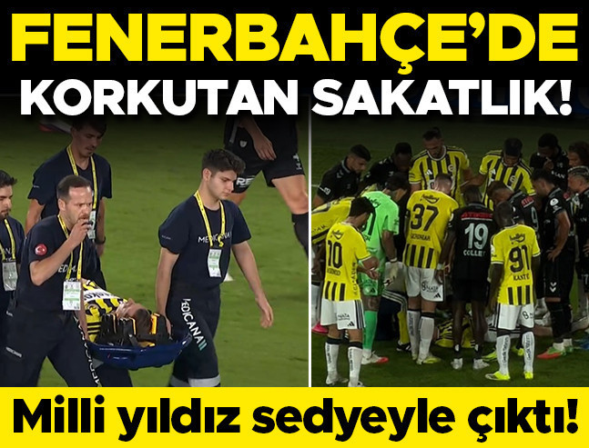 Fenerbahçe'de Kerem Aktürkoğlu Sakatlandı, Sedyeyle Çıktı
