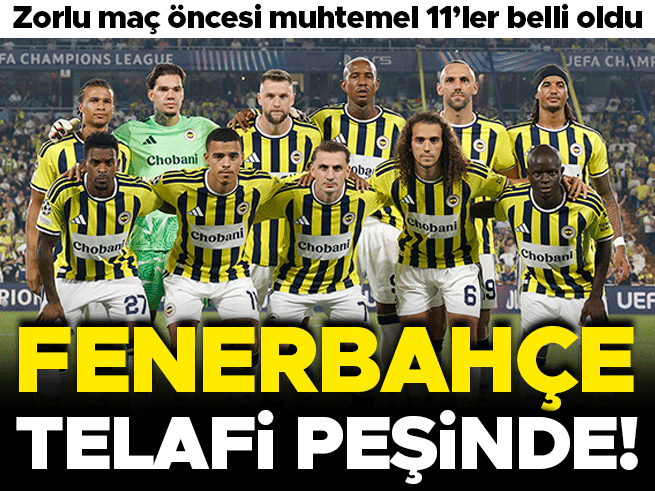 Fenerbahçe, Konyaspor Karşısında Telafi Peşinde: Muhtemel 11'ler Açıklandı