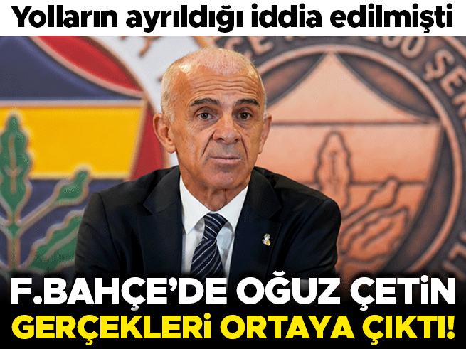 Fenerbahçe'de Oğuz Çetin Görevden Alındı mı? Kulüpten Açıklama Geldi