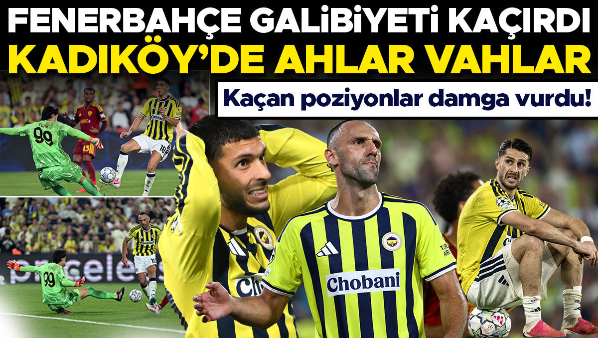 Fenerbahçe Roma ile 1-1 Berabere Kaldı: Kaçan Fırsatlar Galibiyeti Engelledi