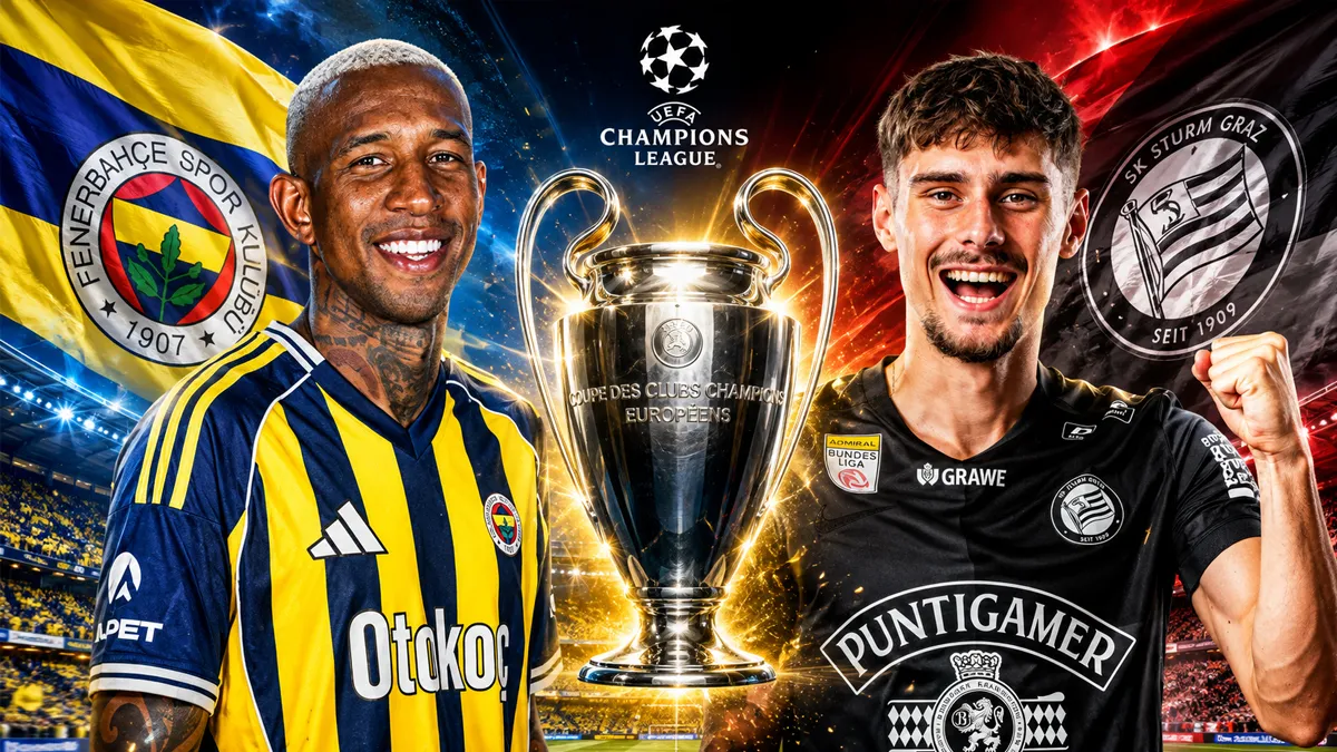 Fenerbahçe Sturm Graz Karşısında Avantaj Peşinde