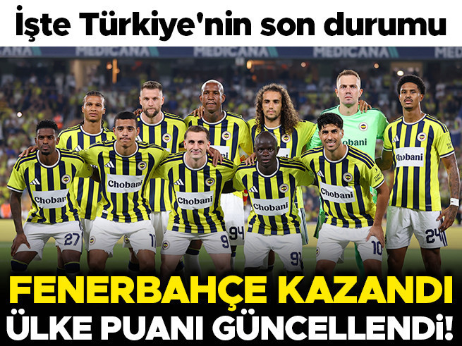 Fenerbahçe'nin Avrupa Zaferi Türkiye'nin UEFA Puanını Artırdı