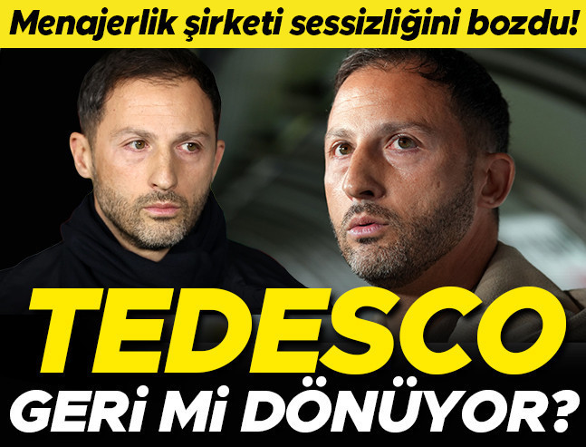 Fenerbahçe'den ayrılan Tedesco'nun menajerlik şirketi sessizliğini bozdu: Geri mi dönüyor