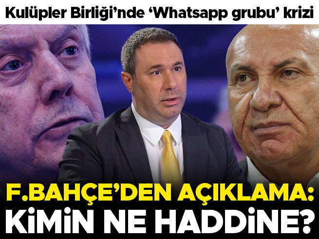 Fenerbahçe'den sert yanıt: 'Kimin ne haddine