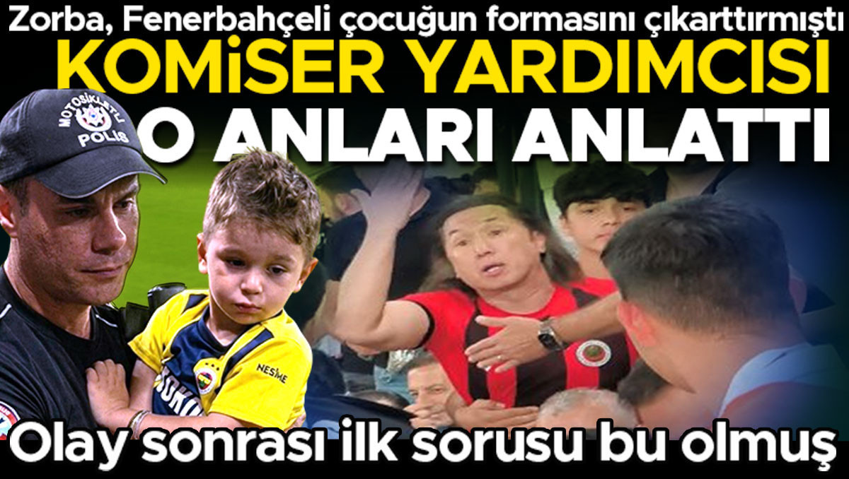 Fenerbahçeli Minik Taraftarı Kucağında Kurtaran Polis Anlattı