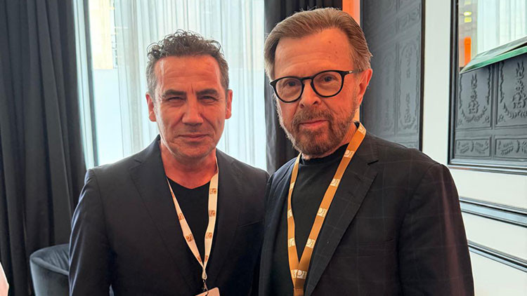 Ferhat Göçer, ABBA Efsanesi Björn Ulvaeus ile Paris'te Buluştu