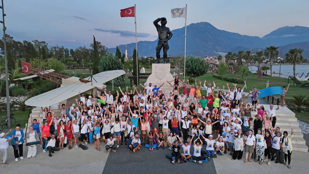 Fethiye'de Hindistan Yoga Günleri coşkuyla kutlandı