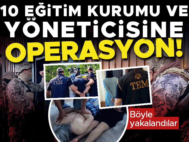 FETÖ'nün eğitim yapılanmasına Kocaeli'de operasyon: 15 gözaltı