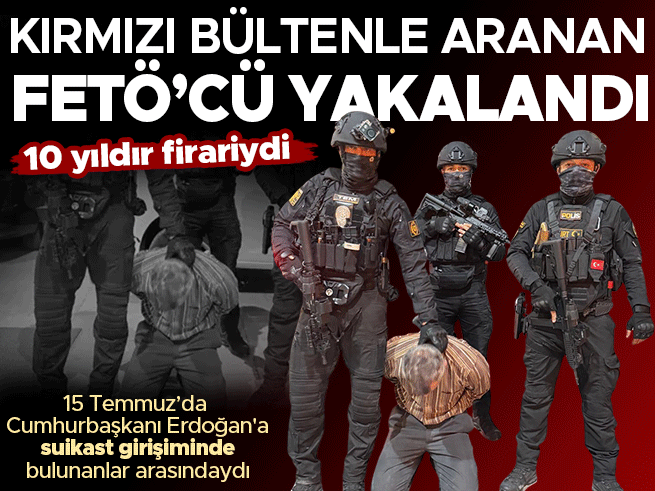 FETÖ'nün Erdoğan Suikast Timi Üyesi 10 Yıl Sonra Afyonkarahisar'da Yakalandı