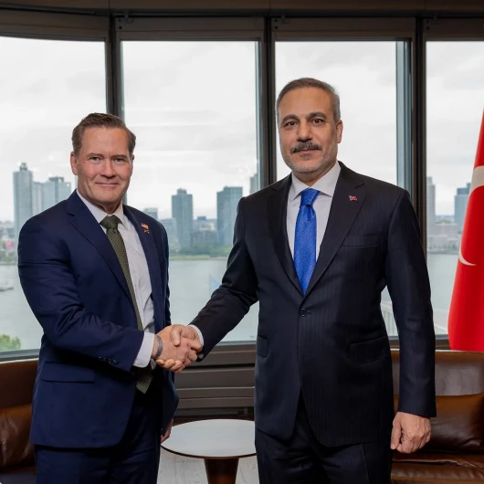Fidan, ABD'nin BM Daimi Temsilcisi Waltz'ı New York'ta kabul etti