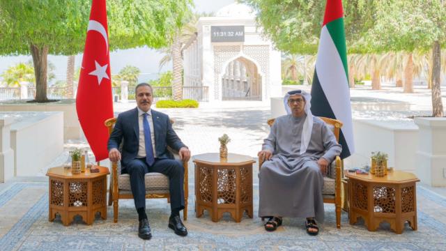 Fidan, BAE Devlet Başkan Yardımcısı ile Görüştü