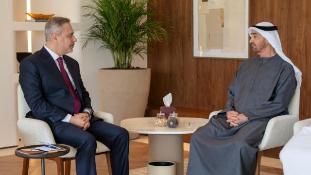 Fidan, BAE Devlet Başkanı Al Nahyan ile Görüştü