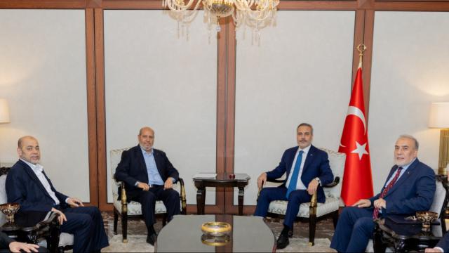 Fidan, Hamas Heyetiyle Ankara'da Bir araya geldi